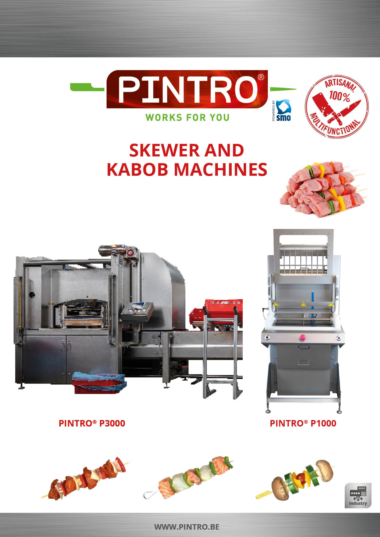PINTRO semi automatic skewering machine brochure
