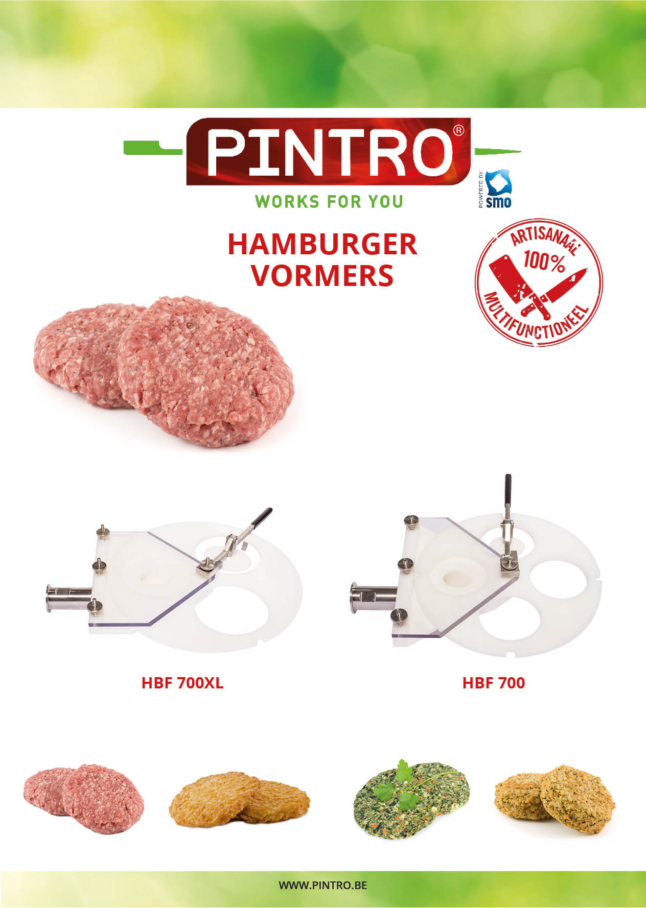 Folder hamburger vormers PINTRO MBF NL